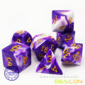 Gemini Polyhedral Dice Set of 7 Dice in a Variety of Sizes Designed for Roleplaying Games, Premium Quality Dice for Table Game